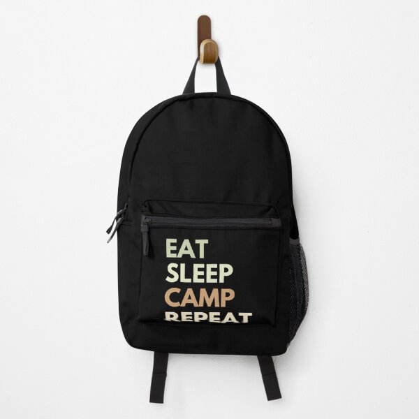 Item preview, Eat Sleep Camp Repeat designed and sold by AmmarSherJaan.