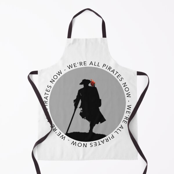 Item preview, We're All Pirates Now ! - black lettering designed and sold by WanderingAtom.