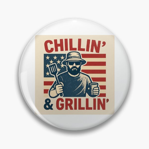 Item preview, Chillin and grillin designed and sold by ManikRaja.