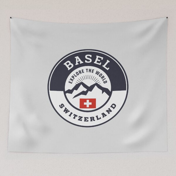 Item preview, Basel Switzerland Black and White Crest designed and sold by World Designs.