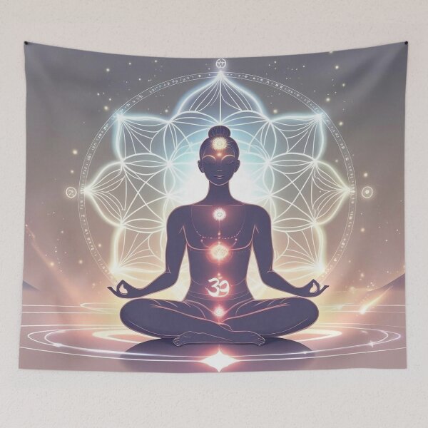 Item preview, "Chakra Alignment Meditation Art" designed and sold by Nicola369.