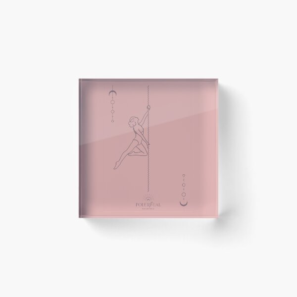 Item preview, Pole dancing illustration | Pink Powder collection designed and sold by Chimera Craft.