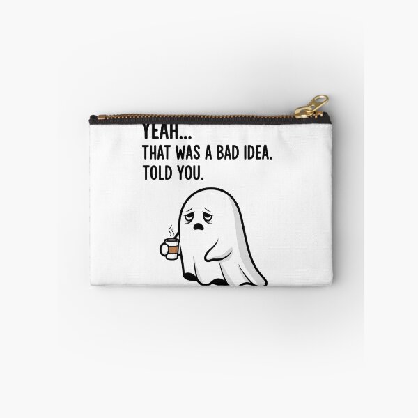 Item preview, Ghost of Regret – Sarcastic Funny Ghost With Relatable Text designed and sold by MegzDesign.