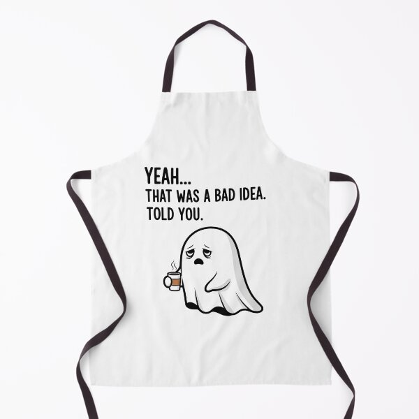 Item preview, Ghost of Regret – Sarcastic Funny Ghost With Relatable Text designed and sold by MegzDesign.