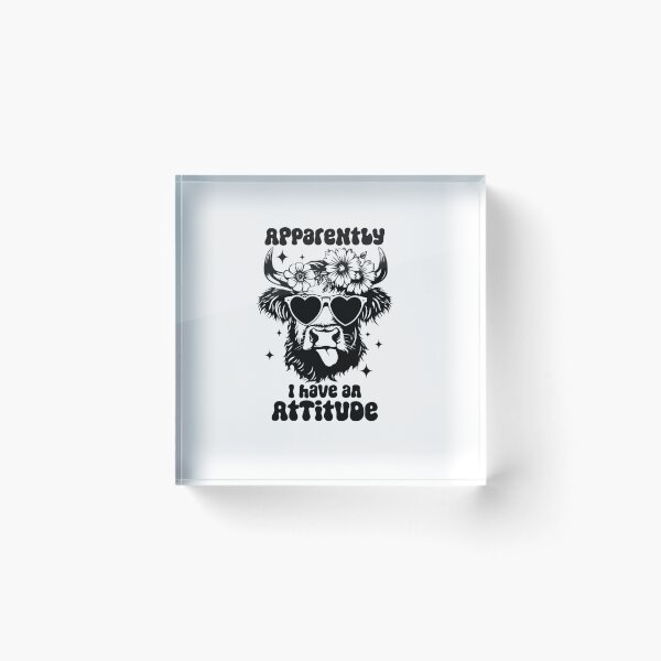 Item preview,  Apparently I Have an Attitude designed and sold by Hairball-Pets.