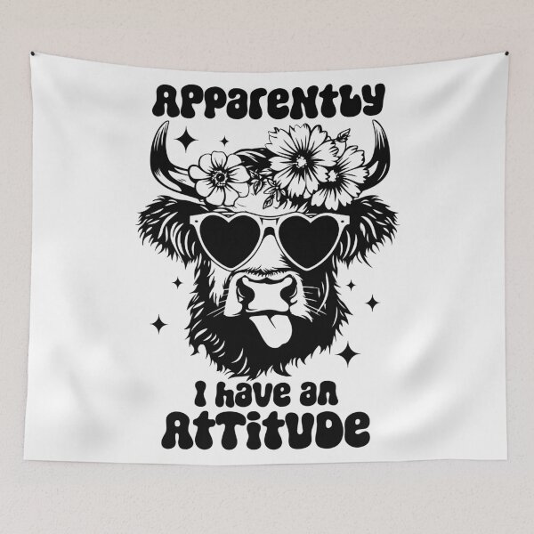 Item preview,  Apparently I Have an Attitude designed and sold by Hairball-Pets.