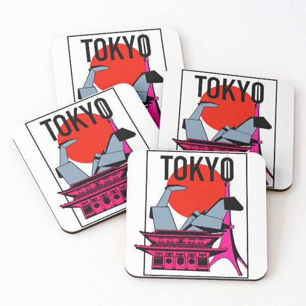 Item preview, "Retro Tokyo Rampage": Retro Japanese Travel Art designed and sold by kuronekoinkllc.