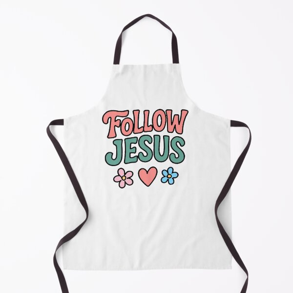 Item preview, Follow Jesus Cute Text designed and sold by FarieArt.