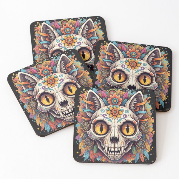 Item preview, hobo cat skull designed and sold by DRIVNdesign.