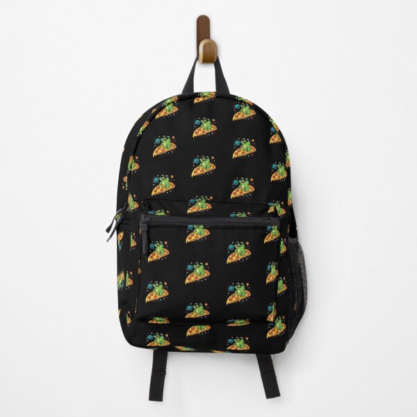 Item preview, Frog on a Pizza Rocket – Cosmic Vibes Only designed and sold by Pawtastic Vibes.