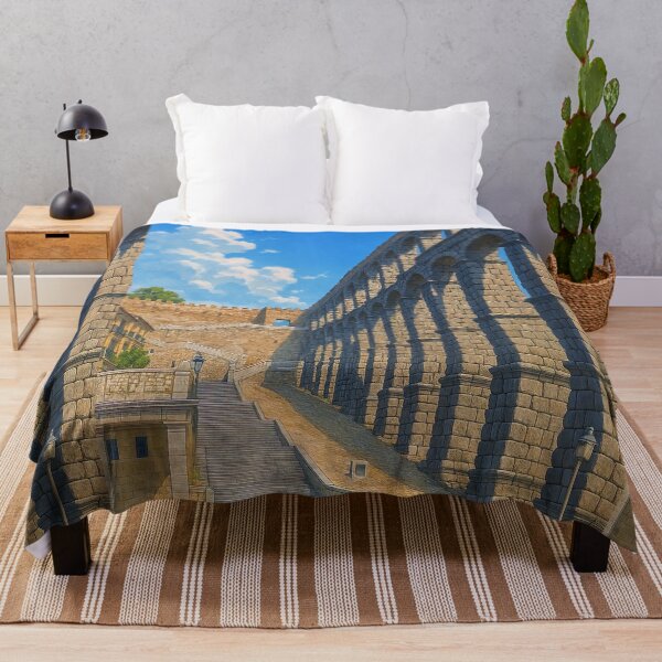 Item preview, Roman Stone Aqueduct in Segovia Spain designed and sold by KAI-Studio.