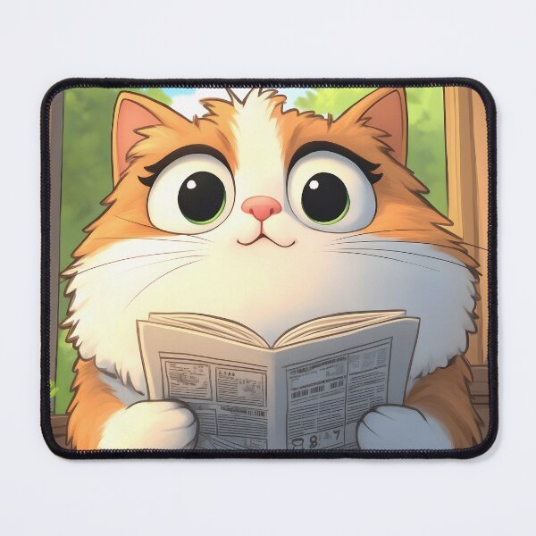 Item preview, Animal Adorable Turkish Van Cat Reads Newspaper Toilet Moment designed and sold by earlobejerk.