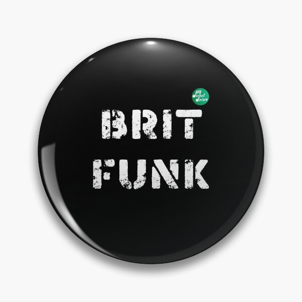 Item preview, BRIT FUNK - White Lettering - with Direct Drive badge designed and sold by DirectDrive85.