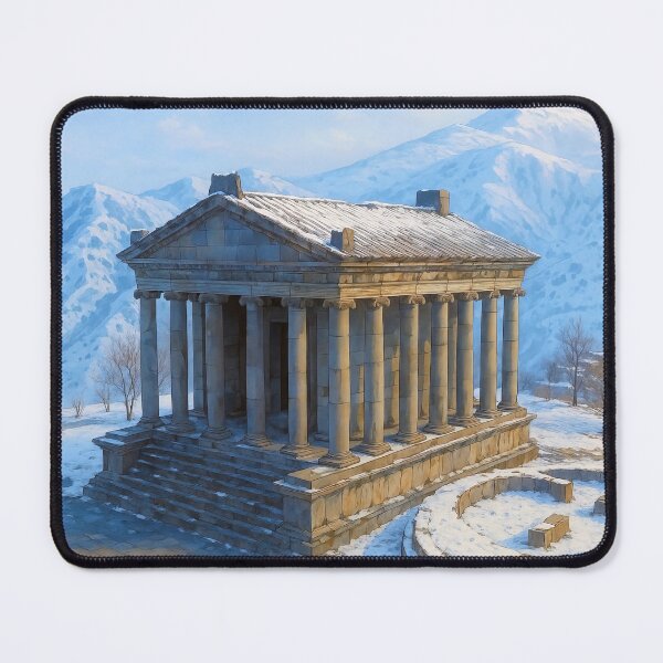 Item preview, The Garni Temple of Armenia in Winter designed and sold by KAI-Studio.