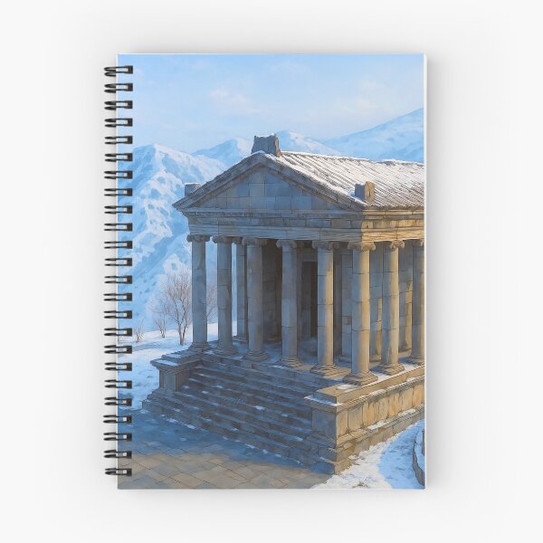 Item preview, The Garni Temple of Armenia in Winter designed and sold by KAI-Studio.