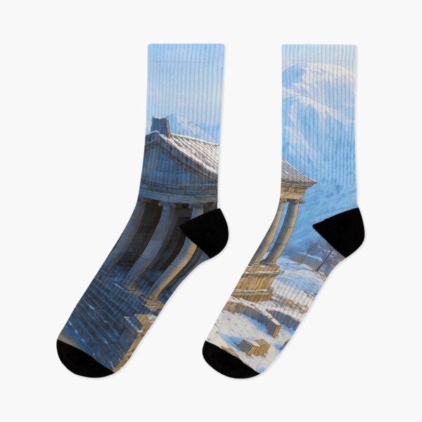 Item preview, The Garni Temple of Armenia in Winter designed and sold by KAI-Studio.