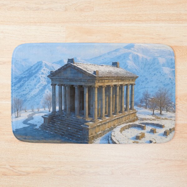 Item preview, The Garni Temple of Armenia in Winter designed and sold by KAI-Studio.