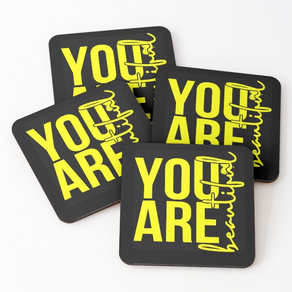 Item preview, You Are Beautiful - Yellow designed and sold by NobodyLG.