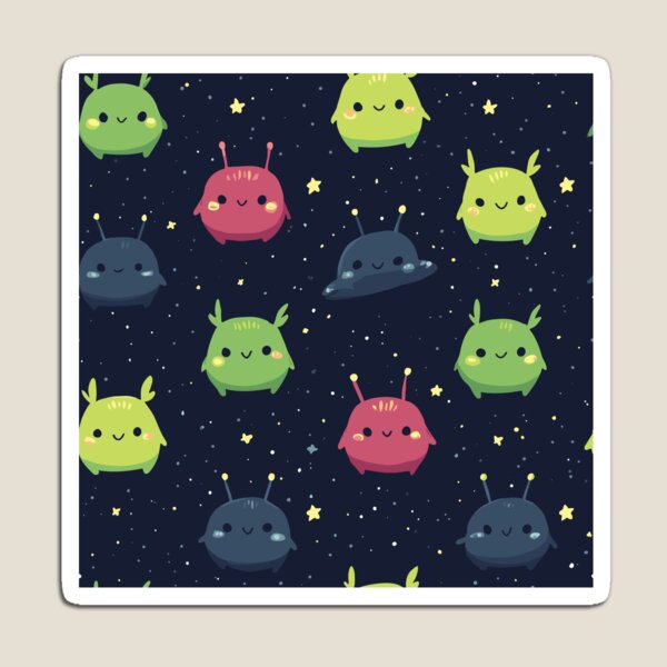 Item preview, Whimsical Alien Pattern designed and sold by bapupa.