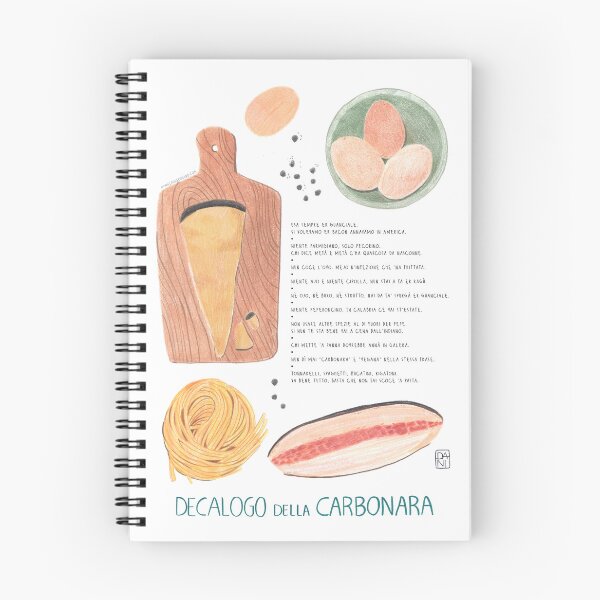 Item preview, Decalogo della Carbonara designed and sold by danidigennaro.