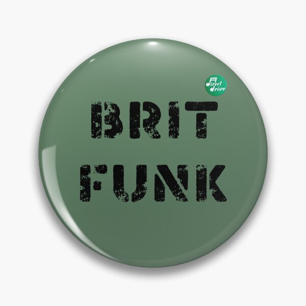 Item preview, Brit Funk - Black Lettering - with Direct Drive badge designed and sold by DirectDrive85.