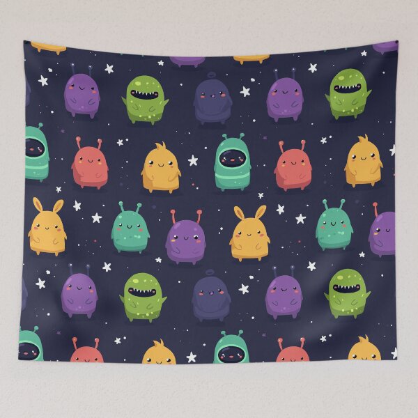 Item preview, Cosmic Alien Pattern designed and sold by bapupa.