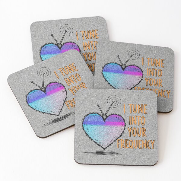Item preview, I Tune Into Your Frequency Heart designed and sold by Owcomm.