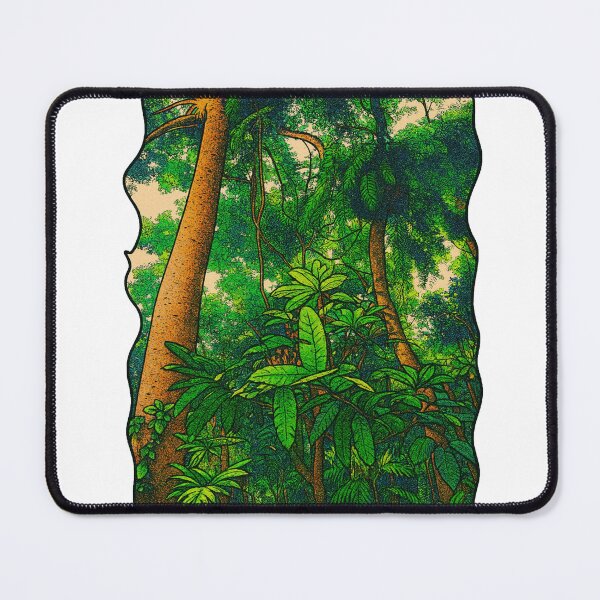Item preview, Tropical Jungle Canopy | Deep Rainforest - Peaceful Nature Art designed and sold by GeEeN.