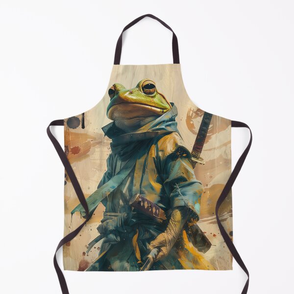 Item preview, Samurai Frog - Japanese Traditional/Modern Art | Wall Art | Modern Decoration | Ukiyo-e Art designed and sold by alfmar.