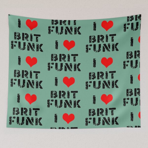Item preview, I Love Brit Funk - Black Lettering designed and sold by DirectDrive85.