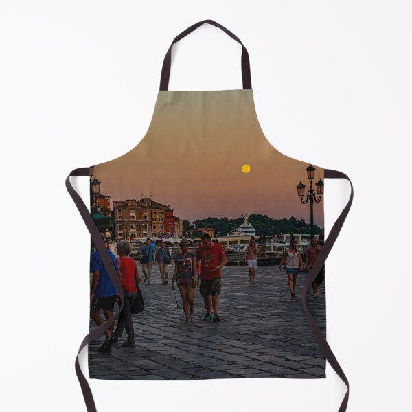 Item preview, Sunset and full moon on Riva degli Schiavoni, Venice designed and sold by Steven Weeks.
