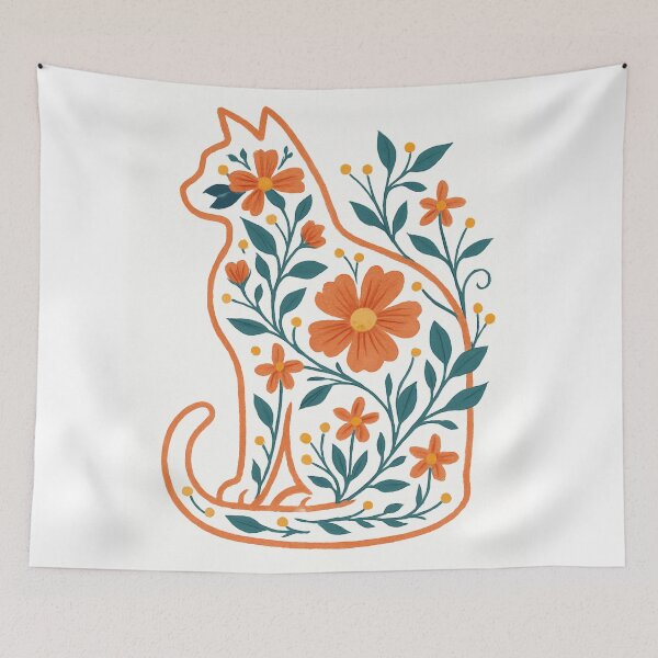 Item preview, wildflower cat designed and sold by chol94.