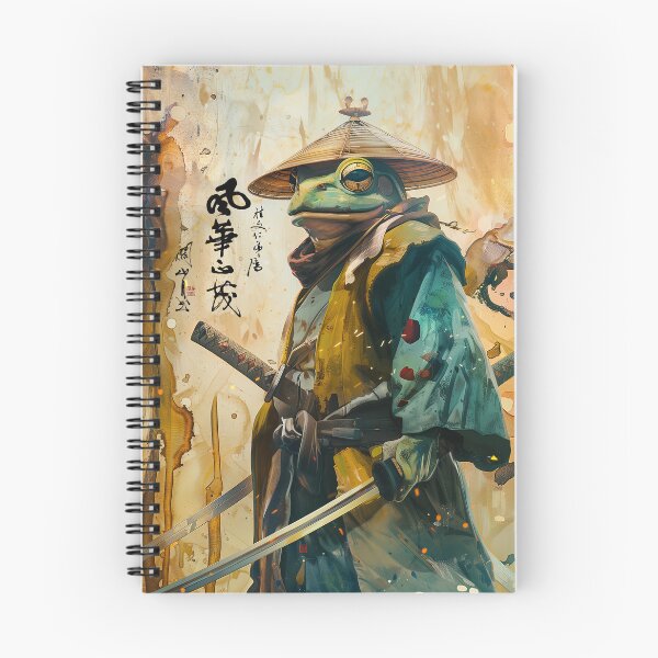 Item preview, Samurai Frog - Japanese Traditional/Modern Art | Wall Art | Modern Decoration | Ukiyo-e Art designed and sold by alfmar.