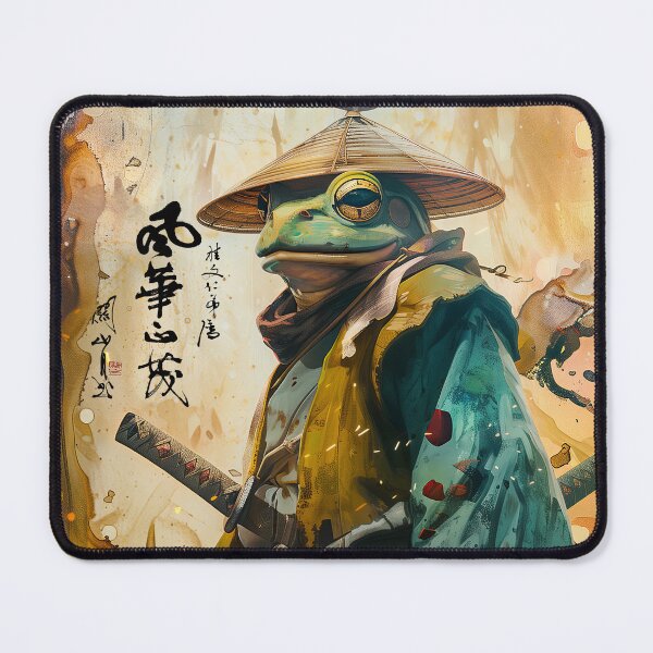 Item preview, Samurai Frog - Japanese Traditional/Modern Art | Wall Art | Modern Decoration | Ukiyo-e Art designed and sold by alfmar.