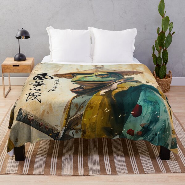 Item preview, Samurai Frog - Japanese Traditional/Modern Art | Wall Art | Modern Decoration | Ukiyo-e Art designed and sold by alfmar.