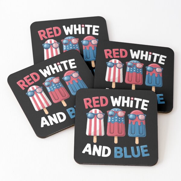 Item preview, Red White and Blue Popsicles - 4th of July Celebration  designed and sold by The Real Life Symphony.