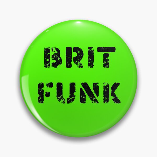 Item preview, BRIT FUNK - Black Lettering designed and sold by DirectDrive85.