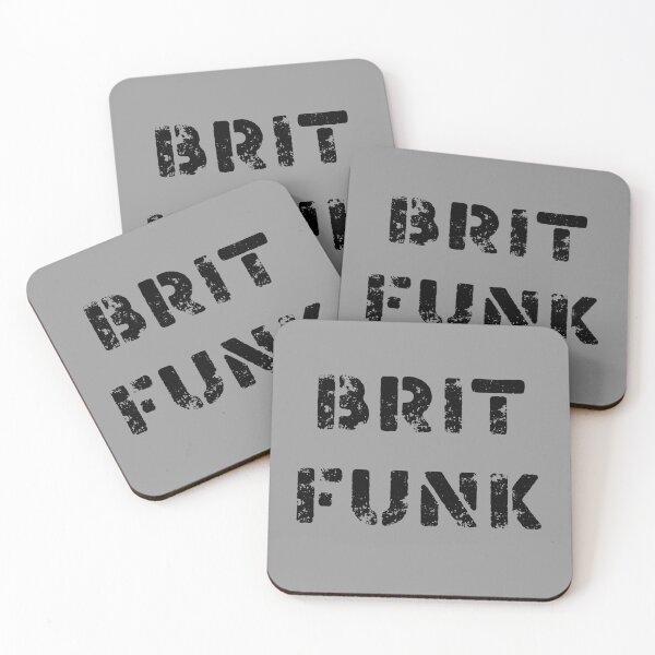 Item preview, BRIT FUNK - Black Lettering designed and sold by DirectDrive85.