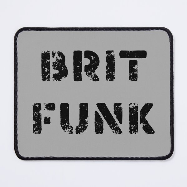 Item preview, BRIT FUNK - Black Lettering designed and sold by DirectDrive85.
