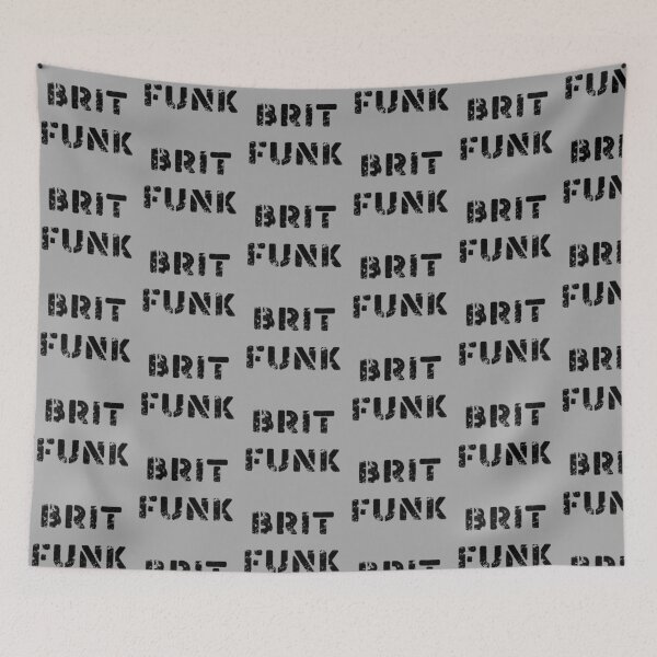 Item preview, BRIT FUNK - Black Lettering designed and sold by DirectDrive85.