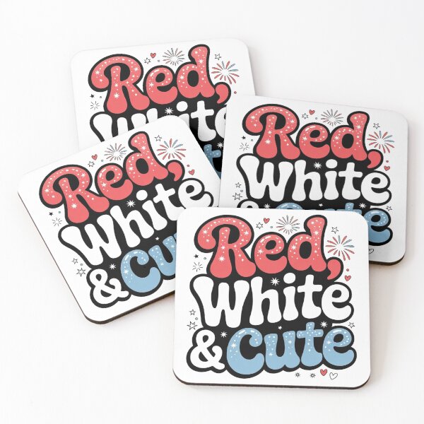 Item preview, Red White and Cute – 4th of July Celebration designed and sold by The Real Life Symphony.