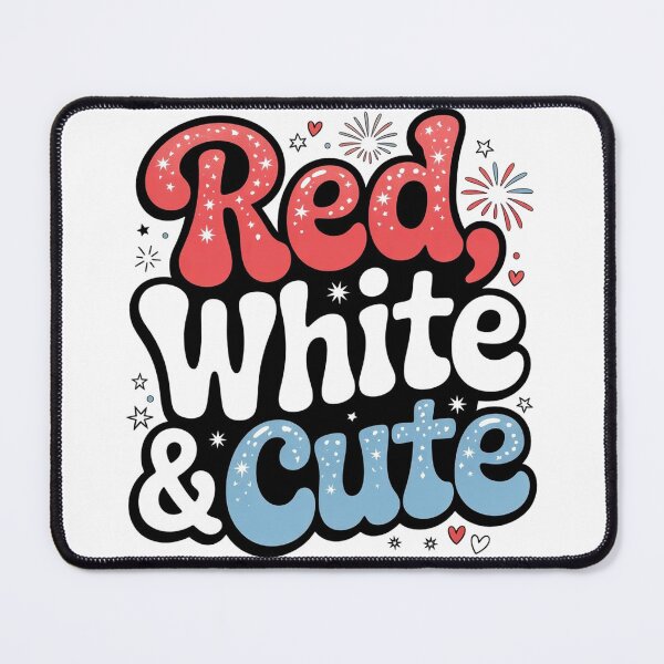 Item preview, Red White and Cute – 4th of July Celebration designed and sold by The Real Life Symphony.