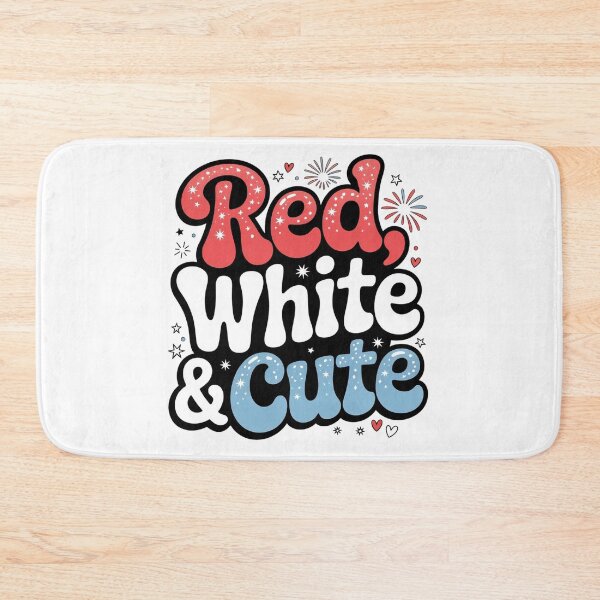 Item preview, Red White and Cute – 4th of July Celebration designed and sold by The Real Life Symphony.