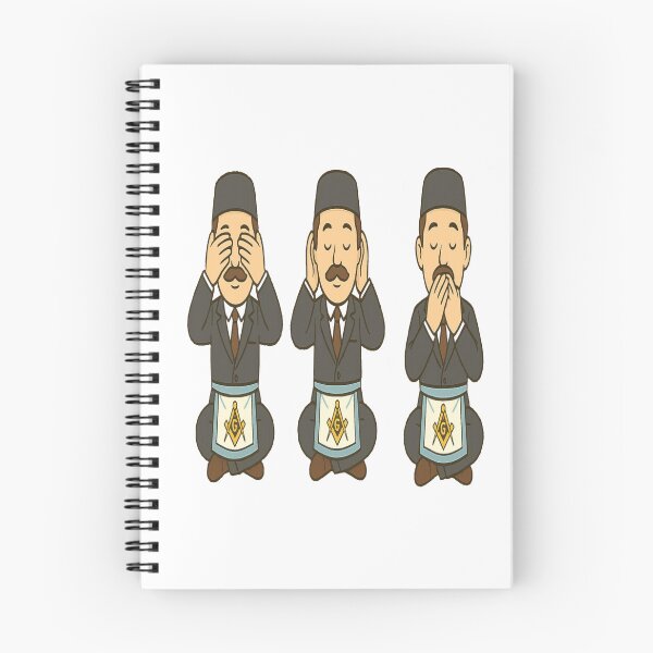Item preview, Three wise Freemasons see/hear/speak no evil designed and sold by JamesDunican.