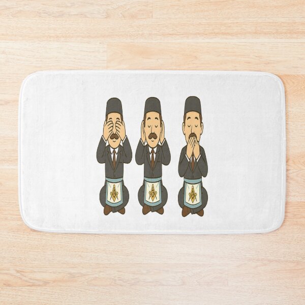 Item preview, Three wise Freemasons see/hear/speak no evil designed and sold by JamesDunican.