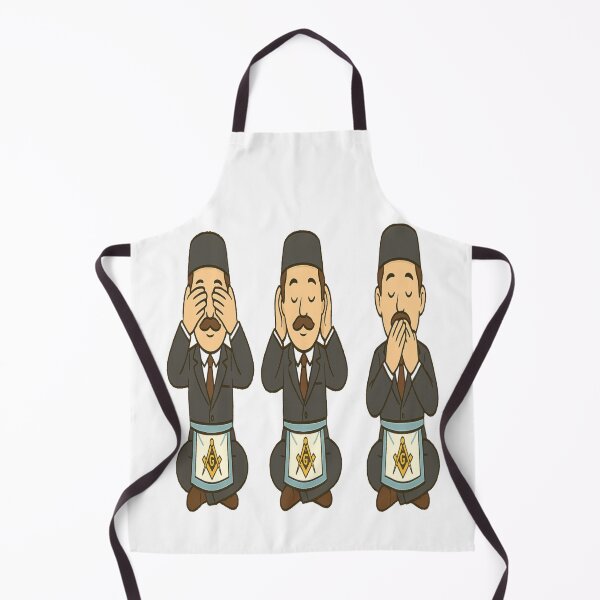 Item preview, Three wise Freemasons see/hear/speak no evil designed and sold by JamesDunican.