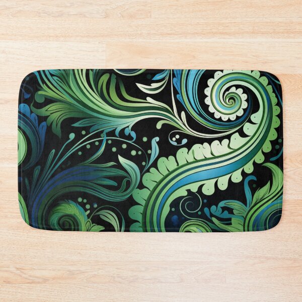 Item preview, New Zealand Māori Paua Pattern Koru Design 446 designed and sold by GrinGalore.
