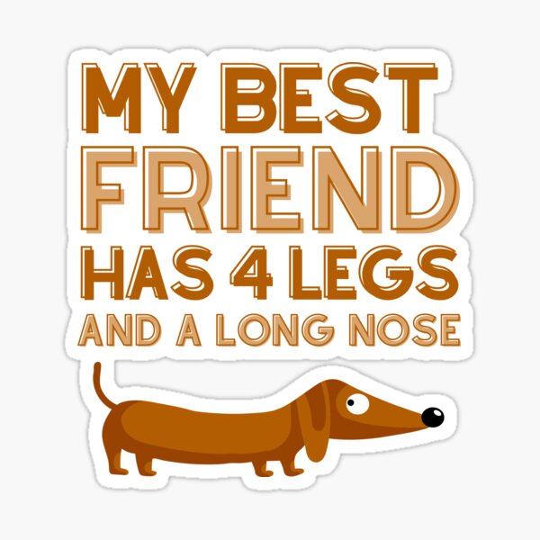 Item preview, Sausage Dachshund Best Friend designed and sold by Parentovo.