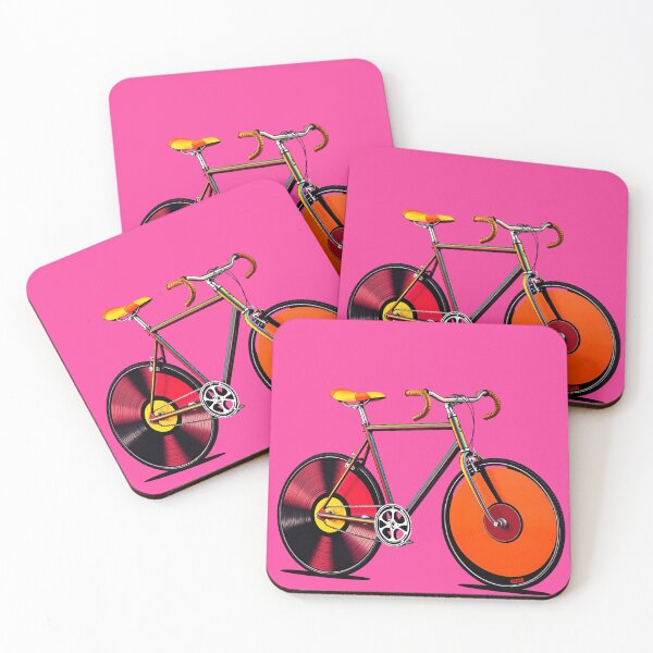 Item preview, Vinyl Record Bicycle Art - Retro Pop Art Design designed and sold by AbdS07.