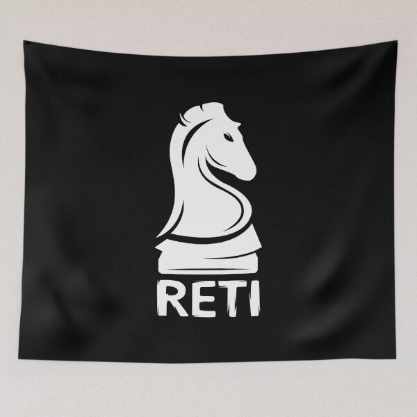 Item preview, Reti Opening Chess Game with Knight Illustration designed and sold by AndreMi.